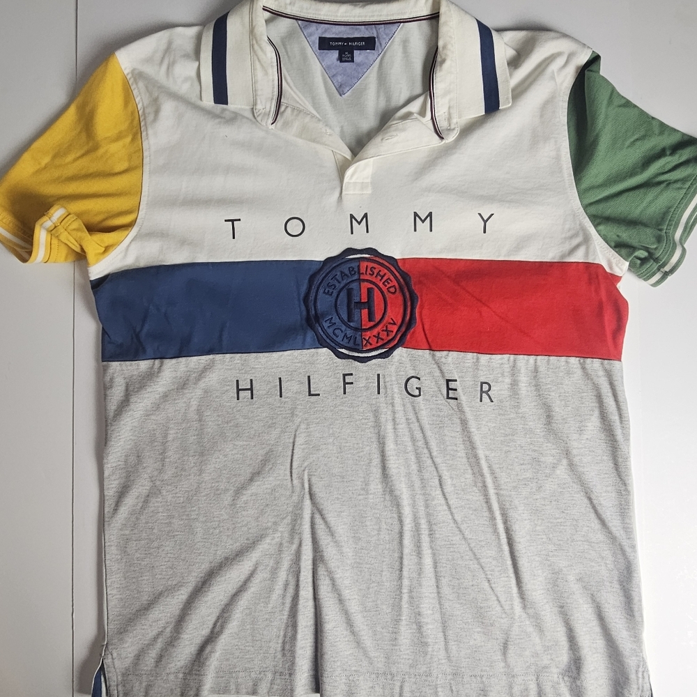 Tommy Hilfiger Men's Colorblock Polo Shirt